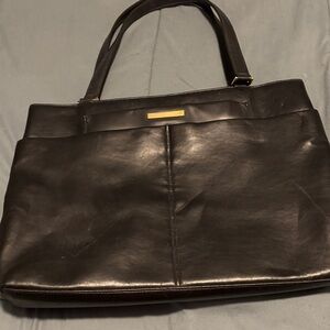 Beautiful Leather Like Soft Briefcase/Laptop Bag for Women, by Leslie Fay